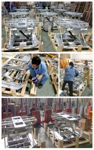 Stainless Steel Spring Scissor Tables